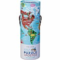 200-pc Puzzle & Poster - World Cities