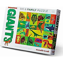 500 Piece Puzzle, Prehistoric Giants