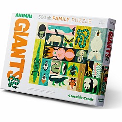 Crocodile Creek "Animal Giants" (500 Pc Family Puzzle)