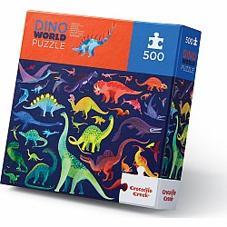 Crocodile Creek "Dino World" (500 Pc Puzzle)