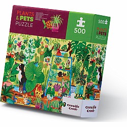 Crocodile Creek "Plants and Pets" (500 Pc Puzzle)