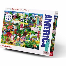 1000-pc Puzzle - America Collage
