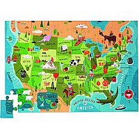 Floor Puzzle USA Map