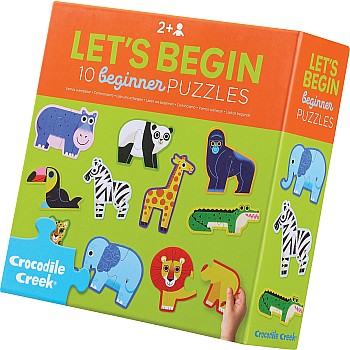Crocodile Creek "Let's Begin: Jungle" (2 pc 10 in 1 Puzzles)