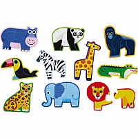 Let's Begin 2-Piece Box Puzzle - Jungle