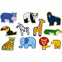 Let's Begin 2-Piece Box Puzzle - Jungle