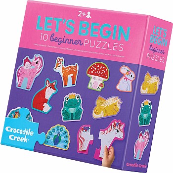 Crocodile Creek "Let's Begin:Unicorn" (2 pc 10 in 1 Puzzles)