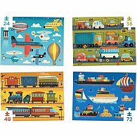 Four Puzzles - Vehicles
