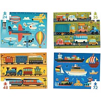 Four Puzzles - Vehicles