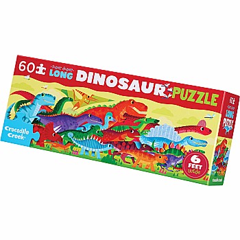 Crocodile Creek "Super Duper Long: DinoWorld" (60 pc Puzzle)