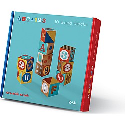 ABC - 123 Wood Blocks
