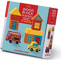 Build & Play Mini Wood Blocks - Busy City