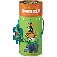 30-Piece Tower Puzzle - Jungle
