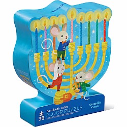 Crocodile Creek "Hanukkah Lights" (36 pc Floor Puzzle)