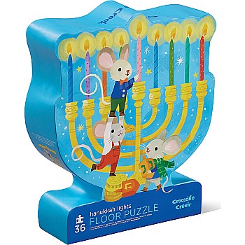 Hanukkah Lights Puzzle - 36 Pieces