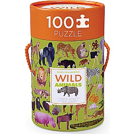 100-pc 36 Puzzle - Wild Animals