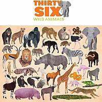 100-pc 36 Puzzle - Wild Animals
