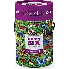 100-pc 36 Puzzle - Butterflies