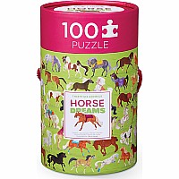 100-pc 36 Puzzle - Horses