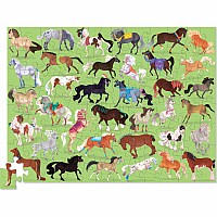 100-pc 36 Puzzle - Horses