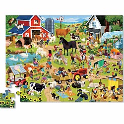 48-pc Puzzle - Day at the Farm