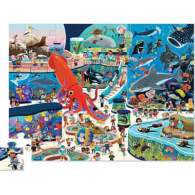 48-pc Puzzle - Day at the Aquarium 