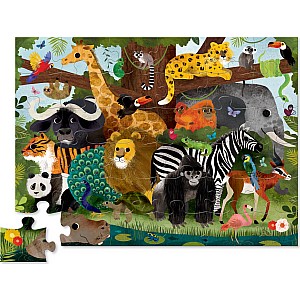36-pc Puzzle - Jungle Friends
