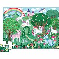 36-pc Puzzle - Unicorn Garden