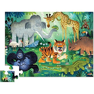 36-pc Shaped Box Puzzle - Wild Kingdom
