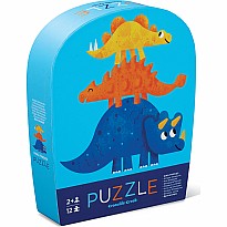 12 - pc Mini Puzzle - Dino Friends