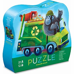 12-Piece Mini Puzzle - Go Gorilla