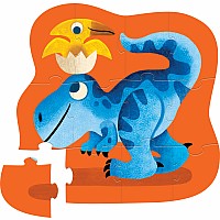12-Piece Mini Puzzle - Dino Friends