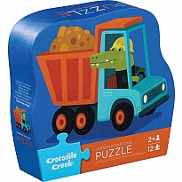 12-Pc Mini Puzzle - Construction Croc