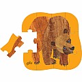 12-Pc Mini Puzzle - Brown Bear Brown Bear