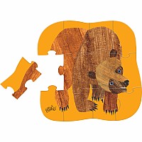 12-Pc Mini Puzzle - Brown Bear Brown Bear