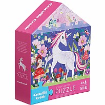 50 Pc Flat House Puzzle - Unicorn Castle