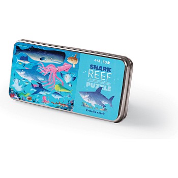 50-pc Tin Puzzle - Shark Reef 