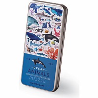 150-pc Puzzle Tin - Ocean Animals