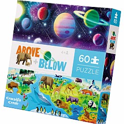 Crocodile Creek "Above and Below: Earth and Space" (60 Pc Puzzle)