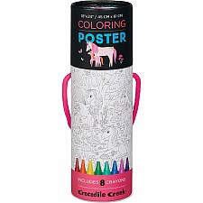 Color a Poster with Crayons - Unicorn