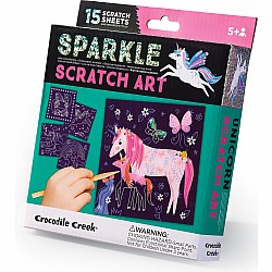 Sparkle Scratch Art, Unicorn 