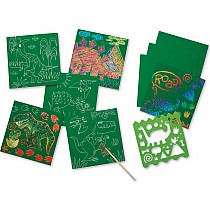 Sparkle Scratch Art - Dinosaur 