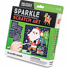 Sparkle Scratch Art - Christmas