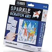 Sparkle Scratch Art - Winter Fun