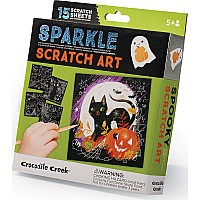 Sparkle Scratch Art - Spooky