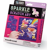 Sparkle Scratch Art - Magical Friends