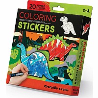 Coloring Stickers Dinosaur 