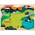 Coloring Stickers Dinosaur 