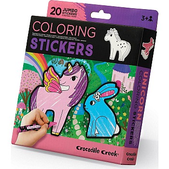 Coloring Stickers - Unicorn 