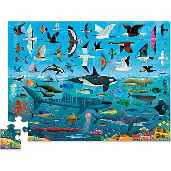 Crocodile Creek "Above and Below - Sea and Sky" (48 Pc Floor Puzzle)